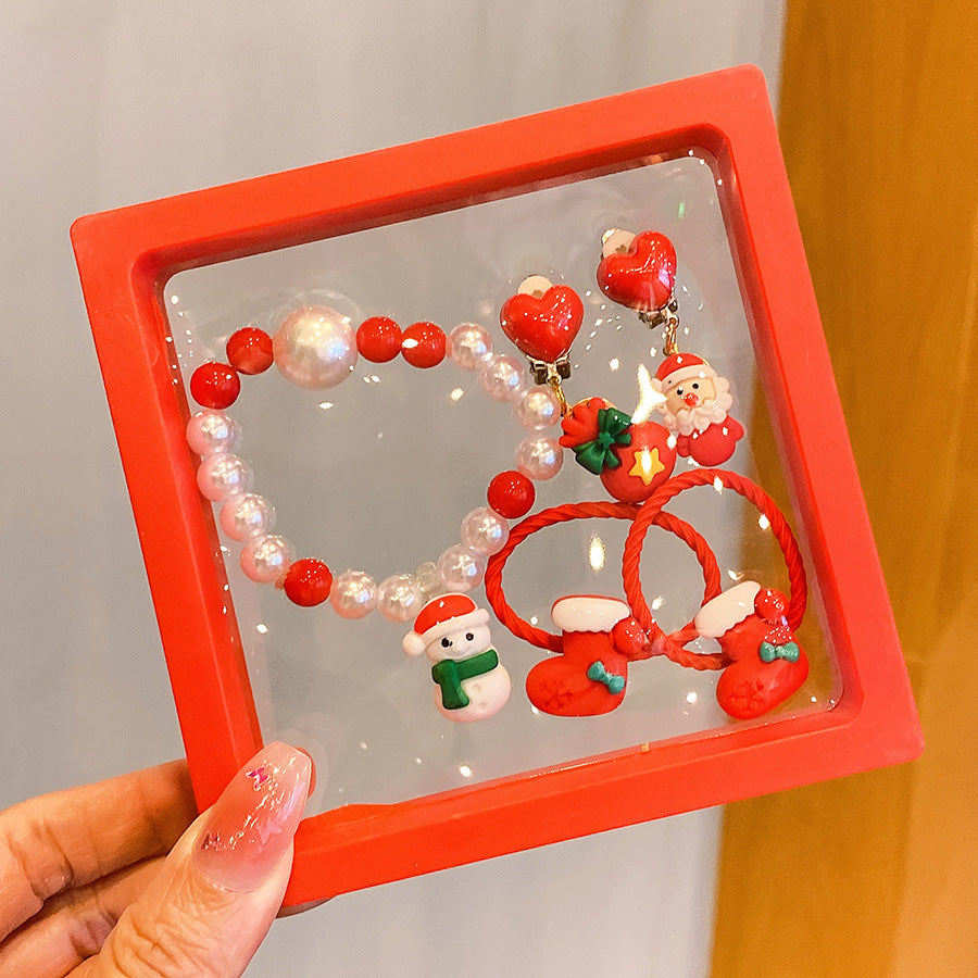 Christmas Themed Childrens Bracelet Set
