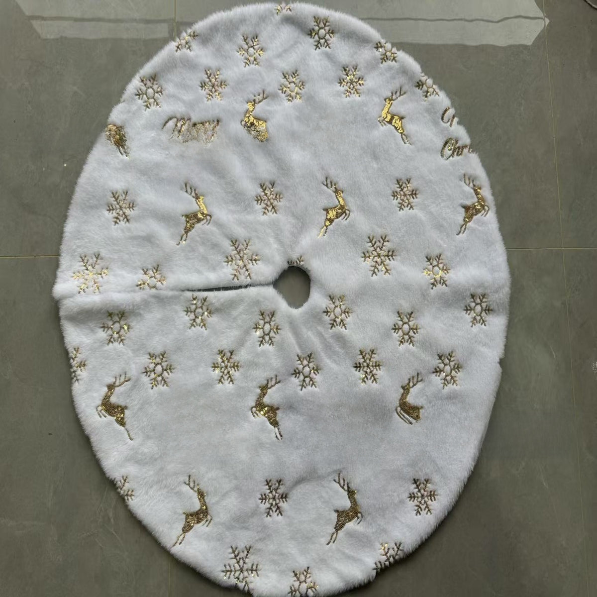 Plush Christmas Tree Skirt