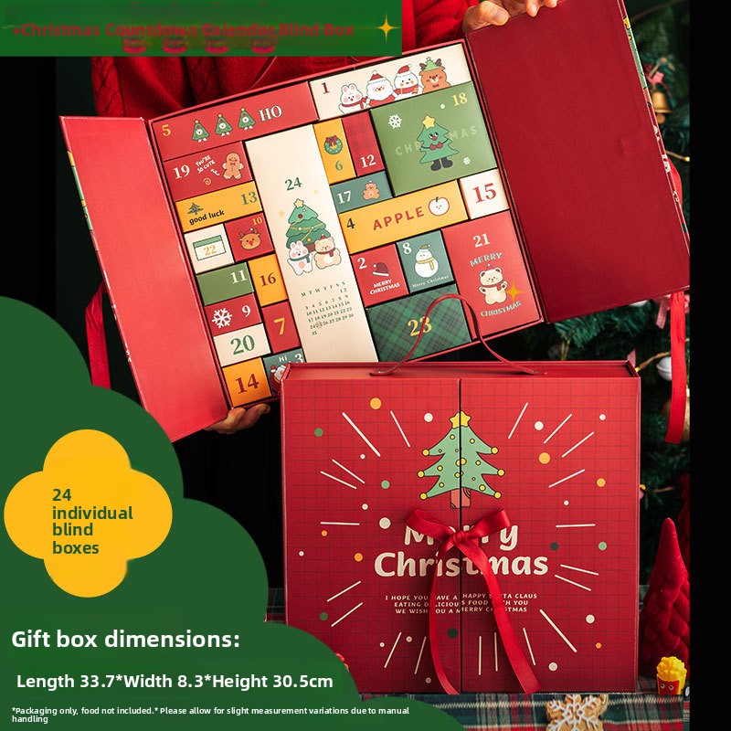 Christmas Countdown Calendar Gift Box Set