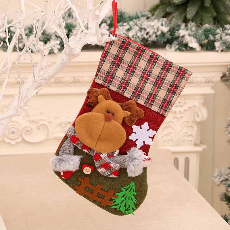 Christmas Gift Sock Hanging Bag