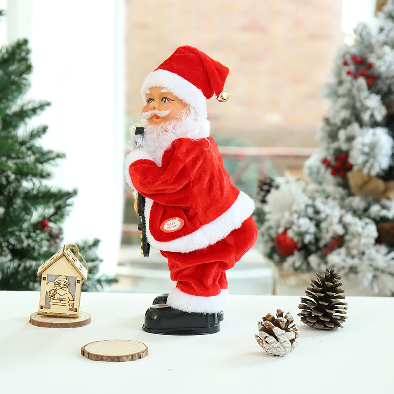 Electric Santa Claus Climbing Beads Toy