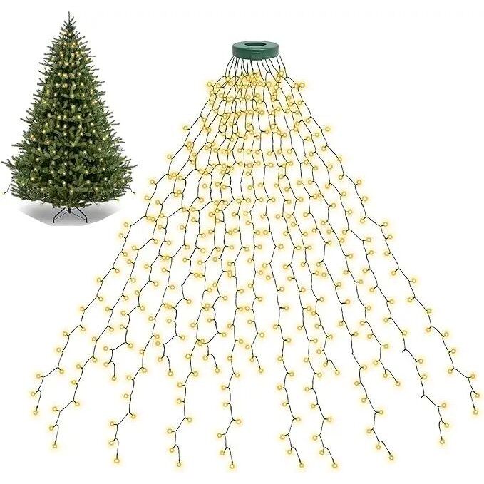 LED light ring Christmas tree top decoration