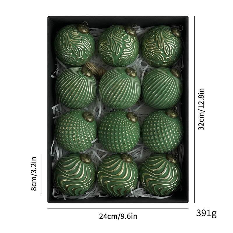 Renaissance-style Christmas ball decoration