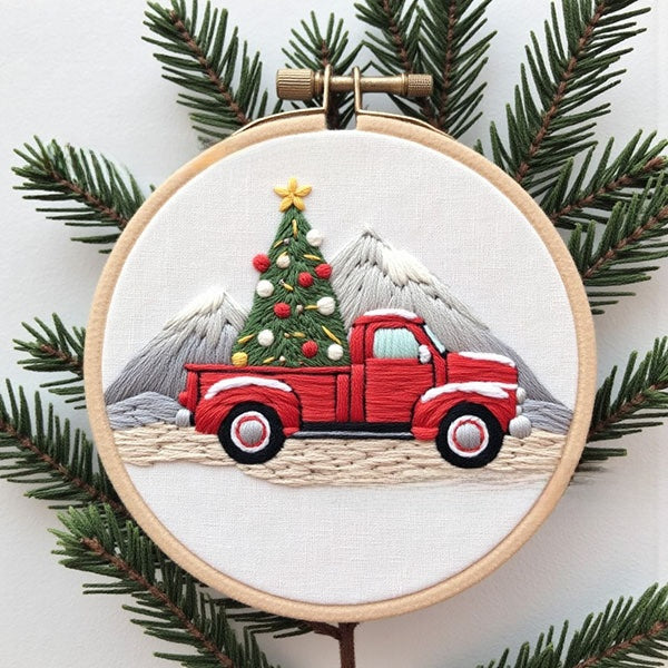 Christmas Embroidery DIY Craft Kit