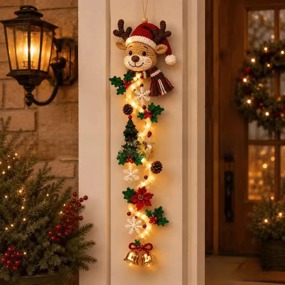Glowing Christmas Door Hanger