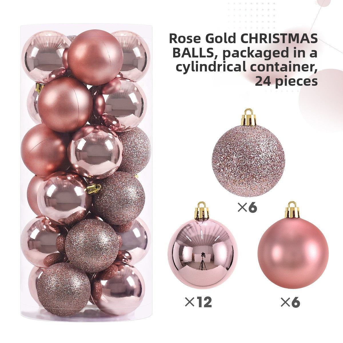 Plastic Christmas Ball Decorations