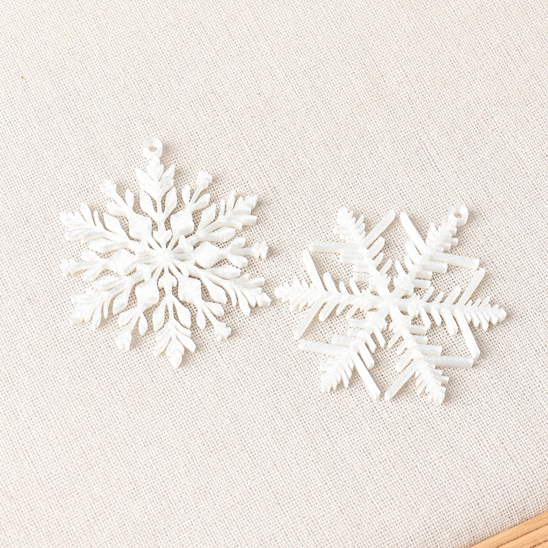3D Printed Snowflake Christmas Tree Ornament