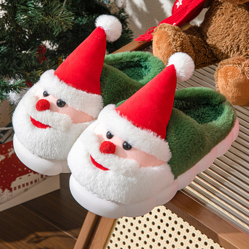 Santa Claus Home Slippers Thick-Soled Non-Slip
