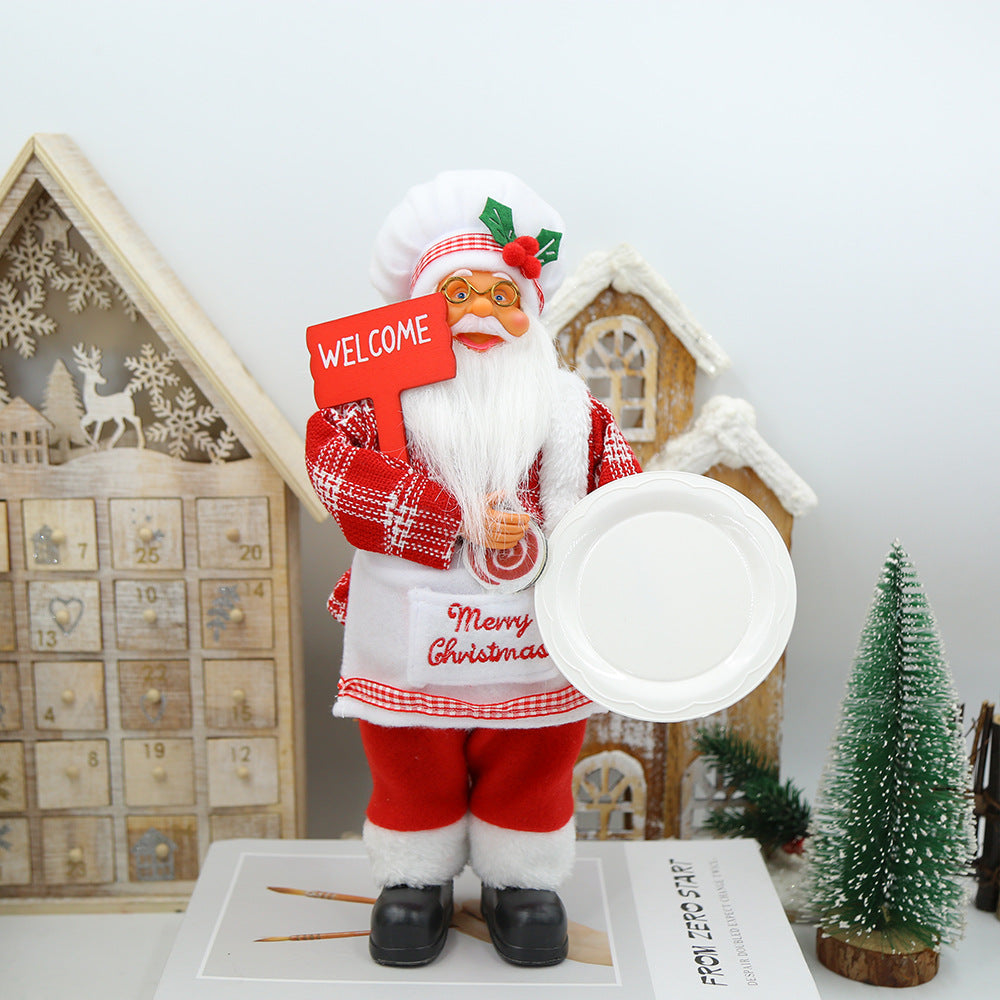 Santa Claus Standing Doll Christmas Decoration