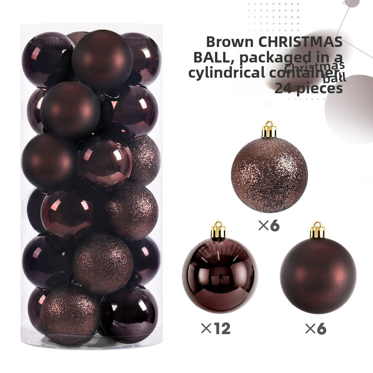 Plastic Christmas Ball Decorations