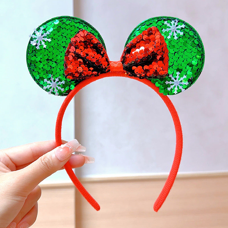 Christmas antler hairpin
