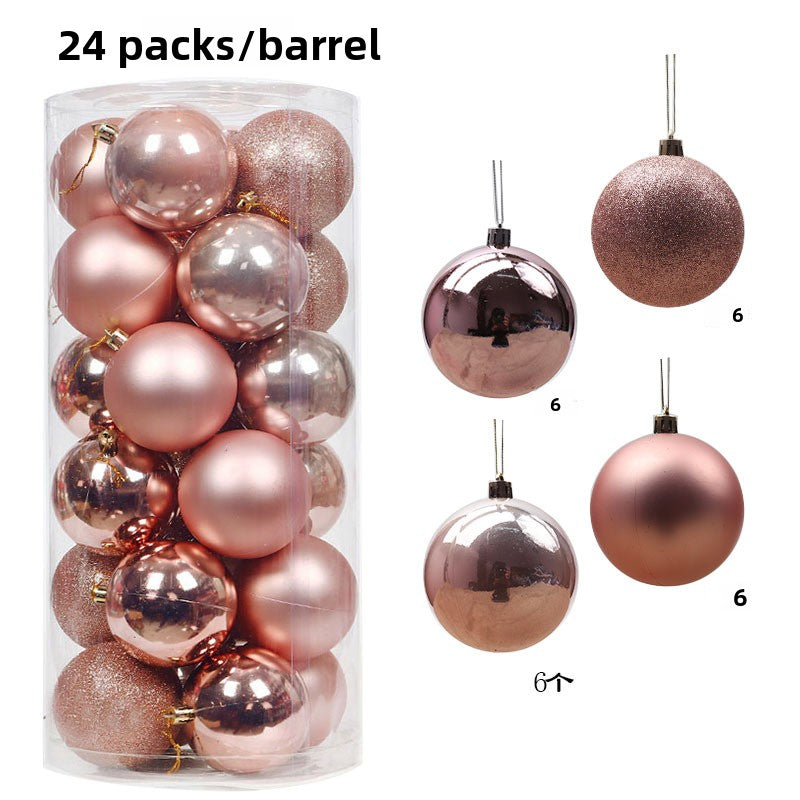 Plastic Electroplated Christmas Tree Decoration Balls
