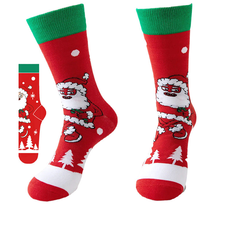 Christmas Themed Mid-Calf Socks