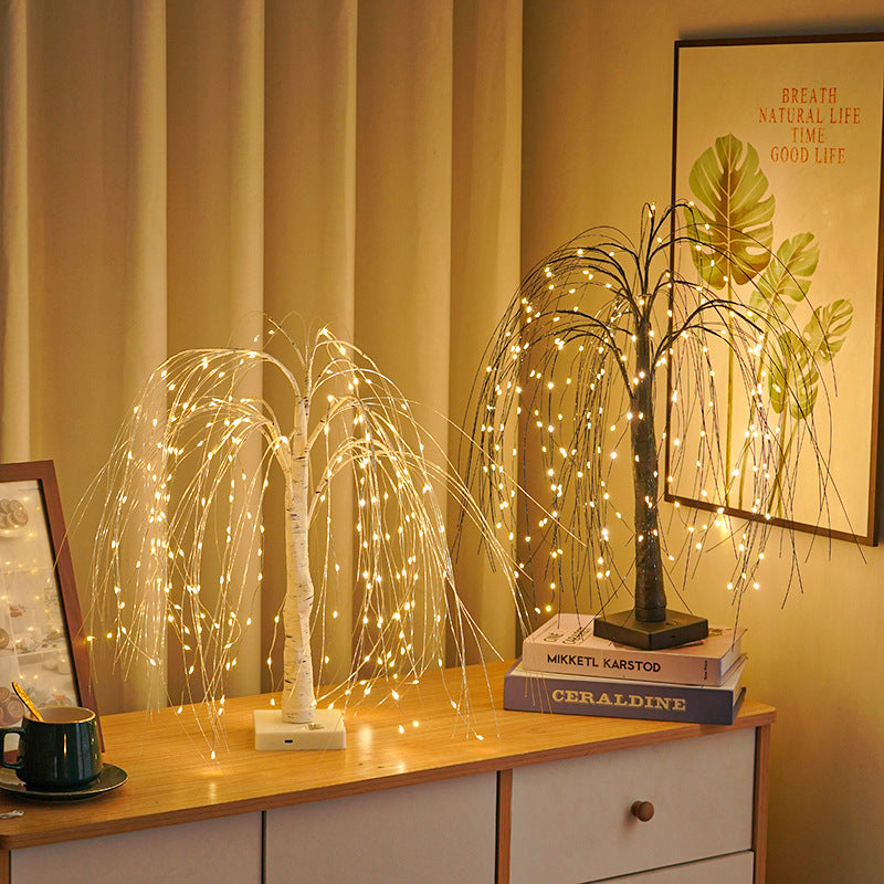 LED Christmas Willow Tree Light with 8 Functions