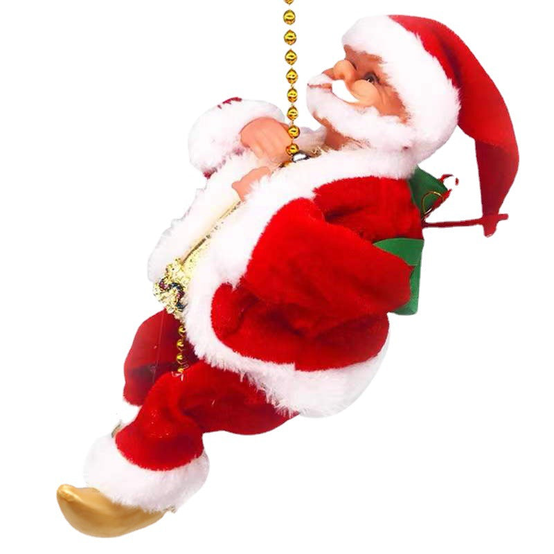 Electric Climbing Santa Claus Toy