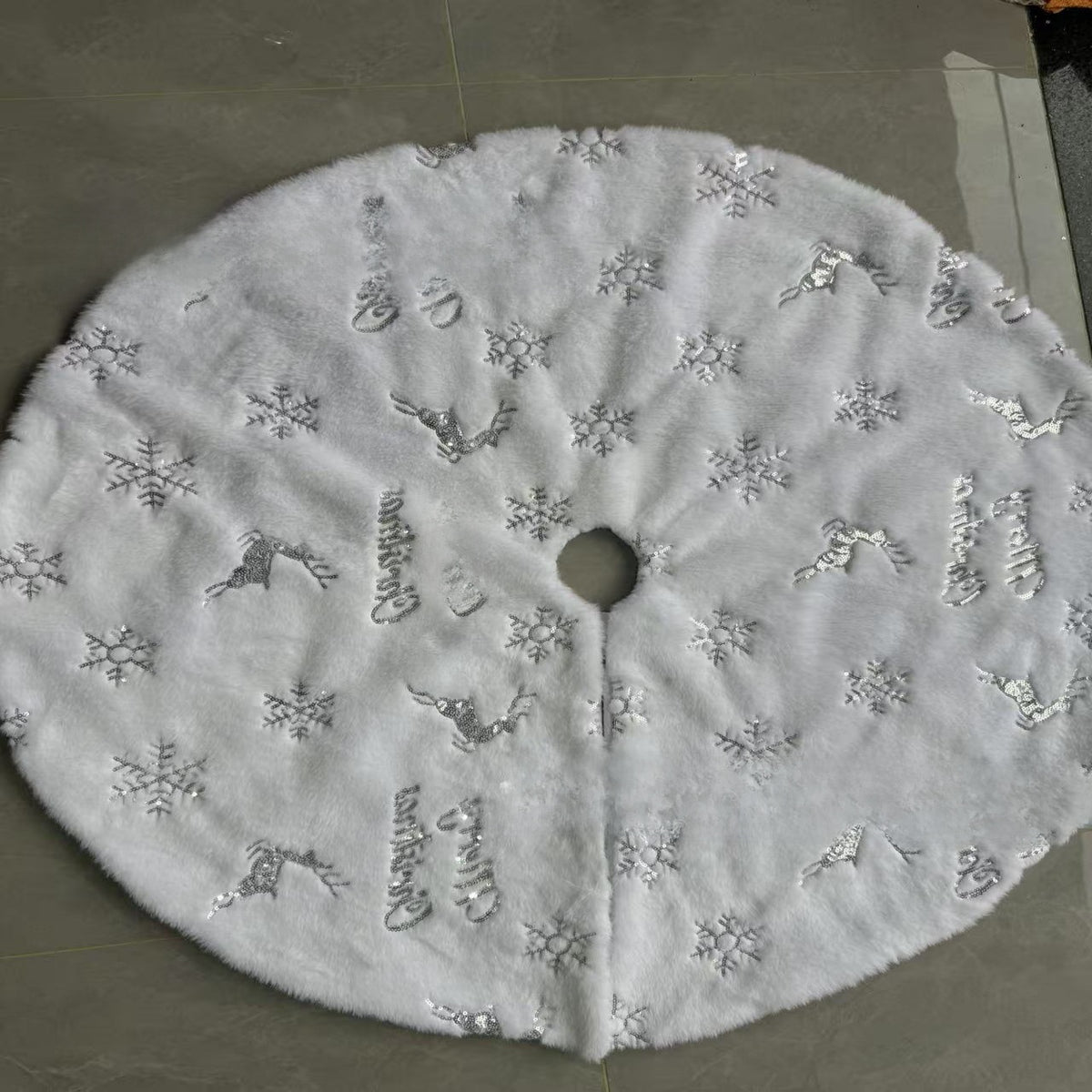 Plush Christmas Tree Skirt