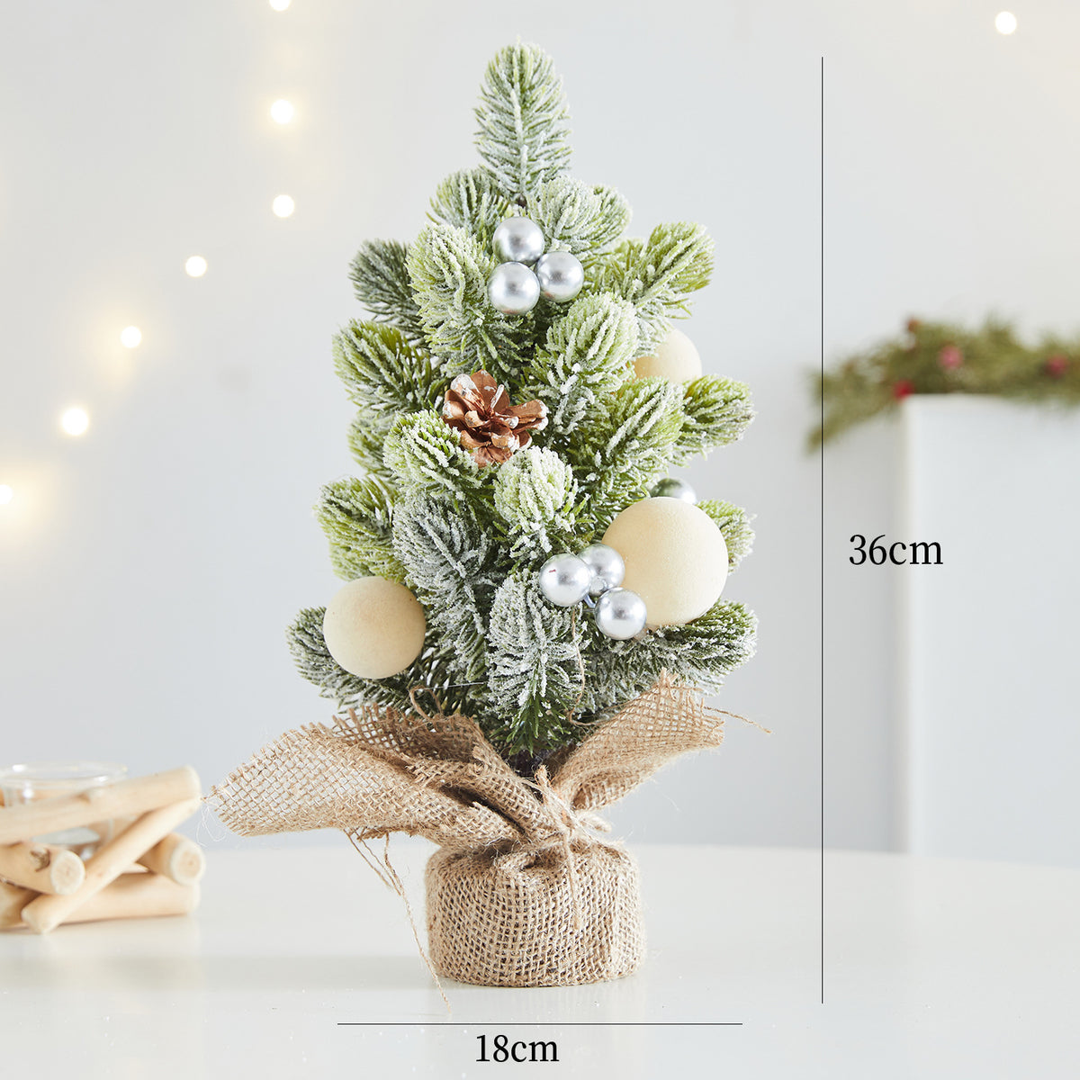 Tabletop Christmas Tree Decoration ? 36cm