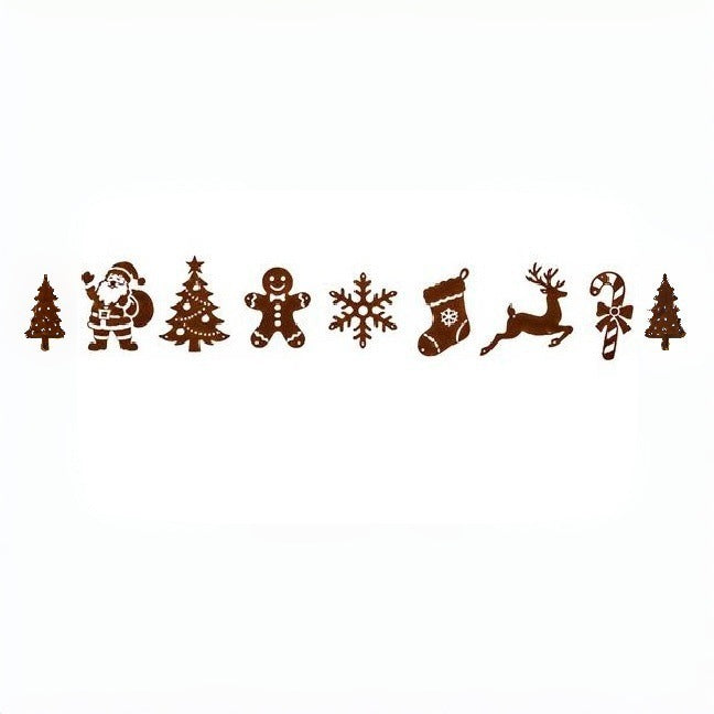 Santa Sleigh with Reindeer Wooden Christmas Ornament