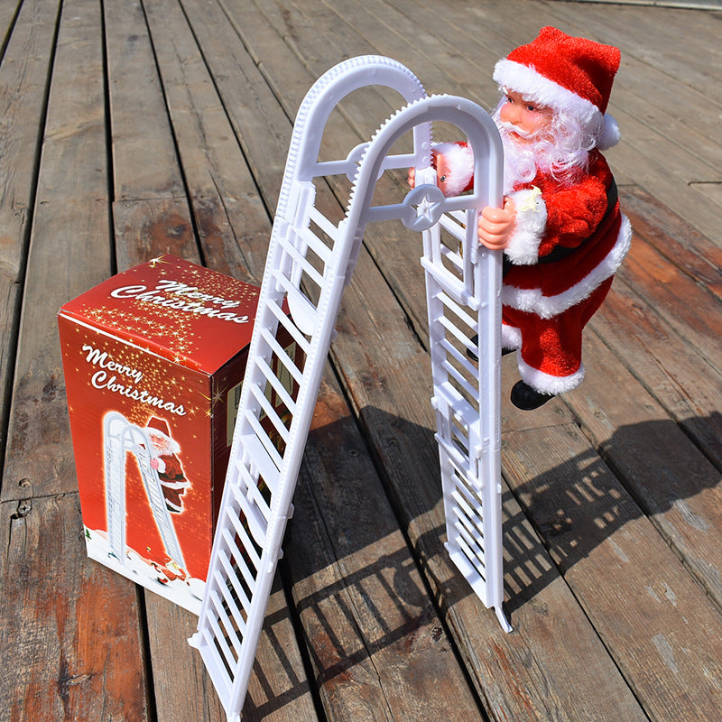 Electric Moving Santa Claus Reindeer Christmas Decoration
