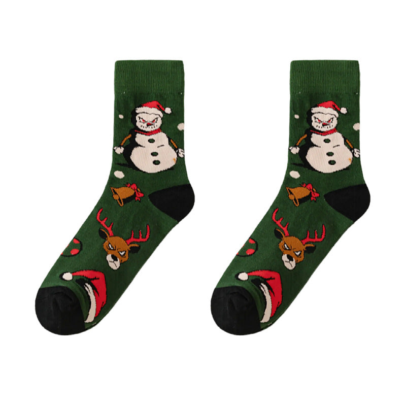Christmas Themed Mid-Calf Socks