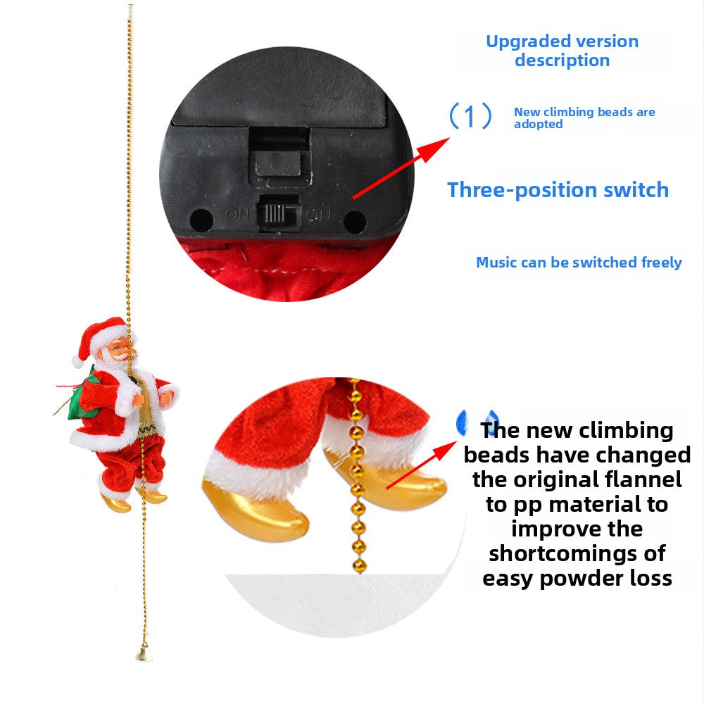 Electric Moving Santa Claus Reindeer Christmas Decoration