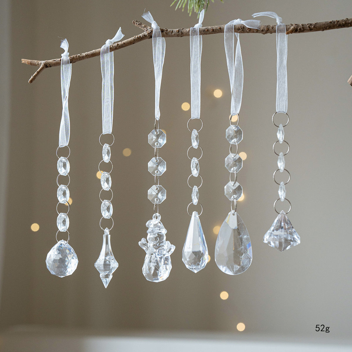 Christmas Tree Decoration Snowflake Pendant