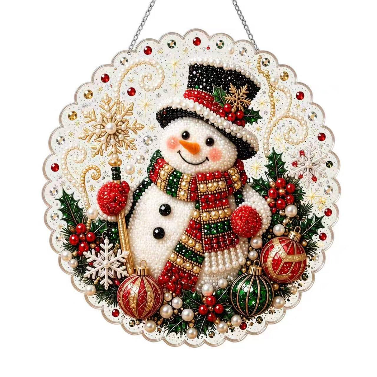 5D Diamond Painting Ornament Christmas Hanging Decoration