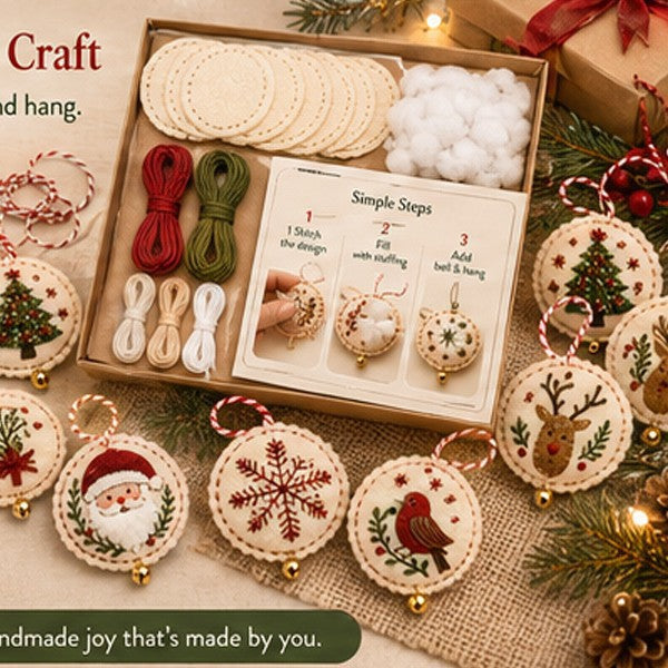 DIY Felt Christmas Ornament Craft Kit
