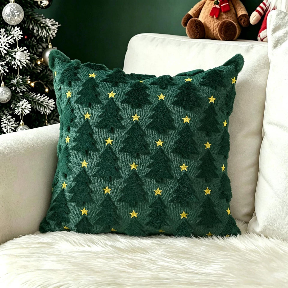 Christmas Retro Cushion Cover