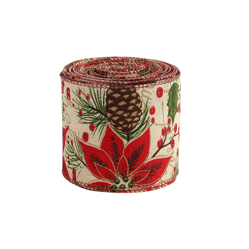 Burlap Christmas Ribbon