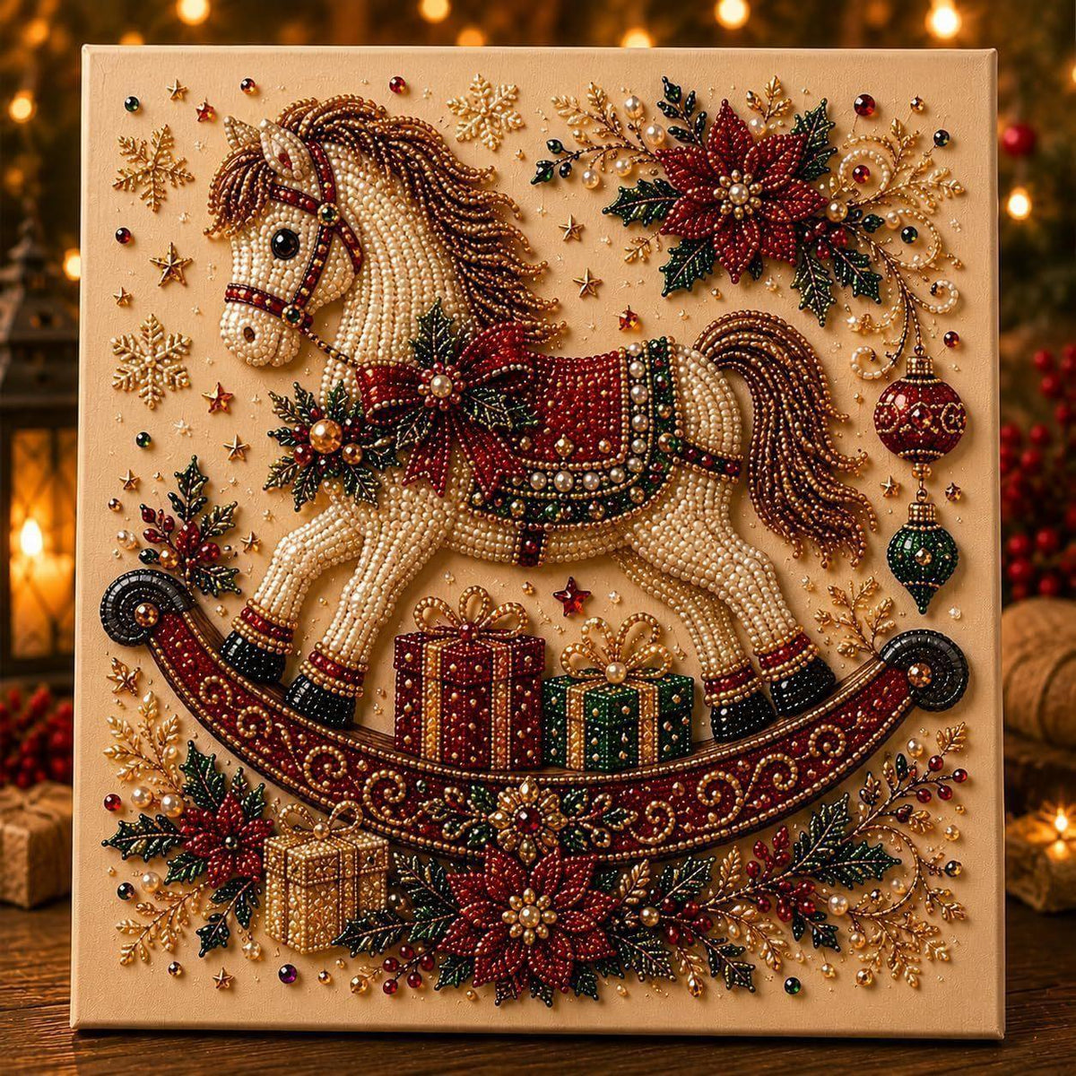 Christmas Angel Bell Diamond Painting DIY Set