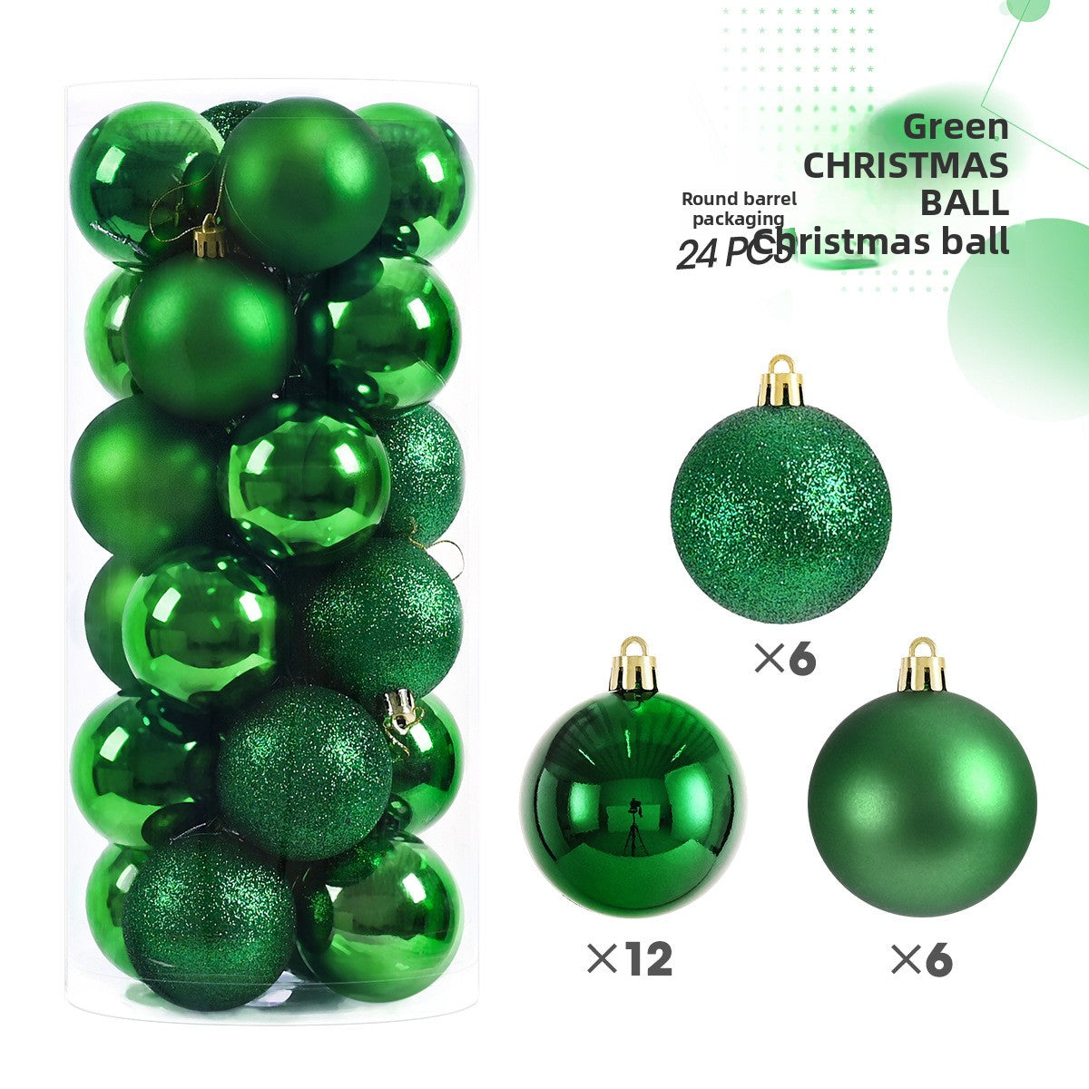 Plastic Christmas Ball Decorations