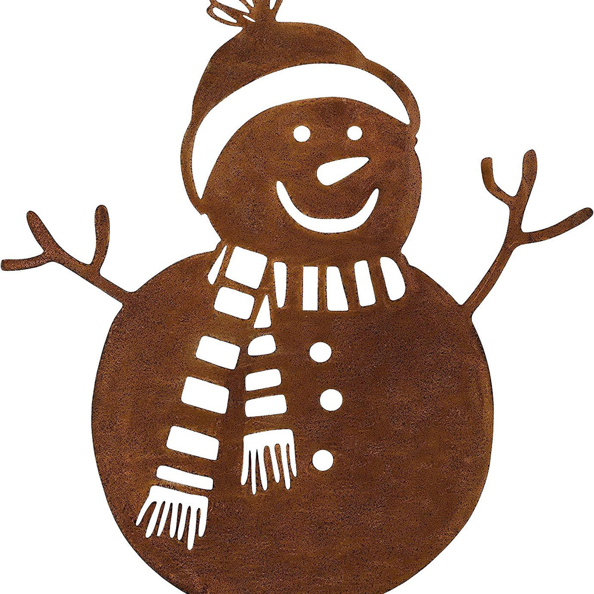 Rusty Metal Christmas Garden Decoration