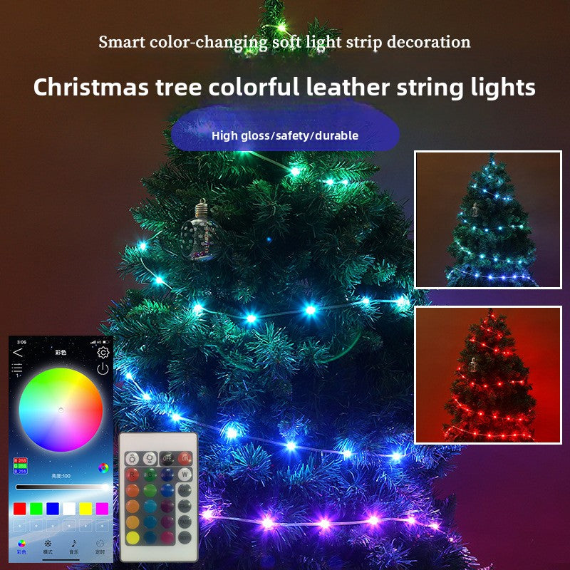 Bluetooth APP Controlled Color Changing Christmas Tree Light String