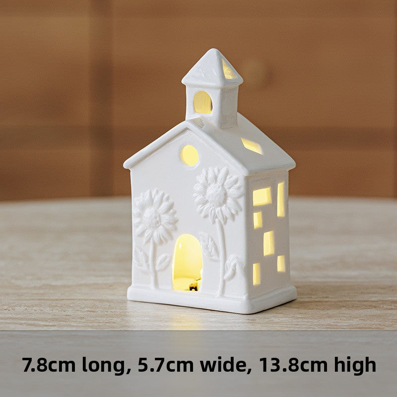 Christmas decoration miniature house