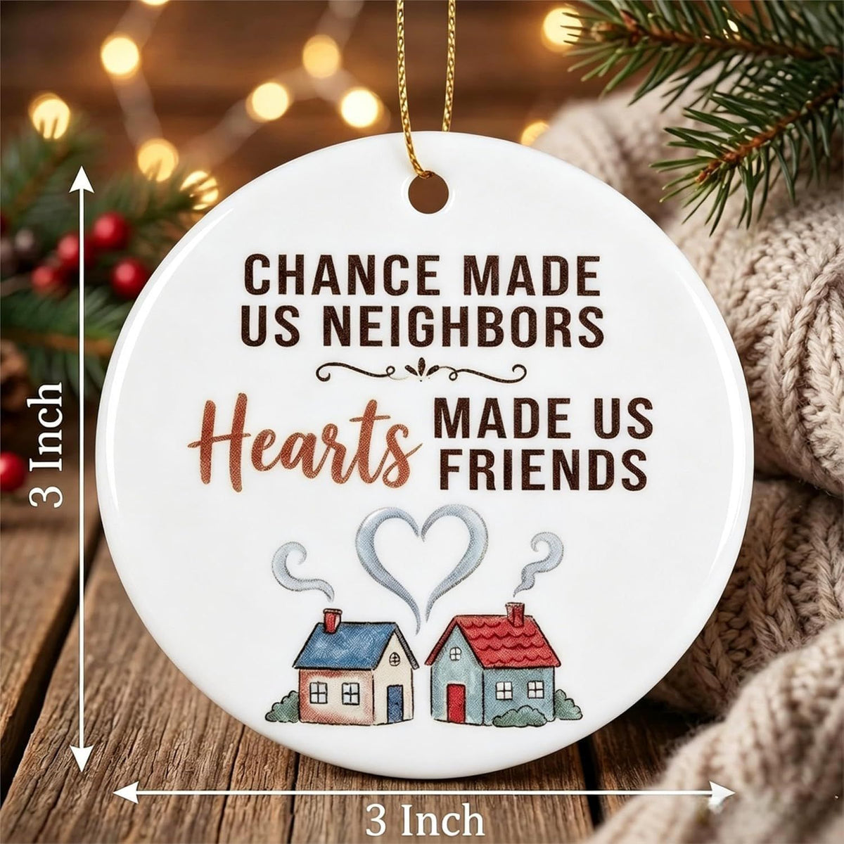 Christmas Ceramic Hanging Ornaments