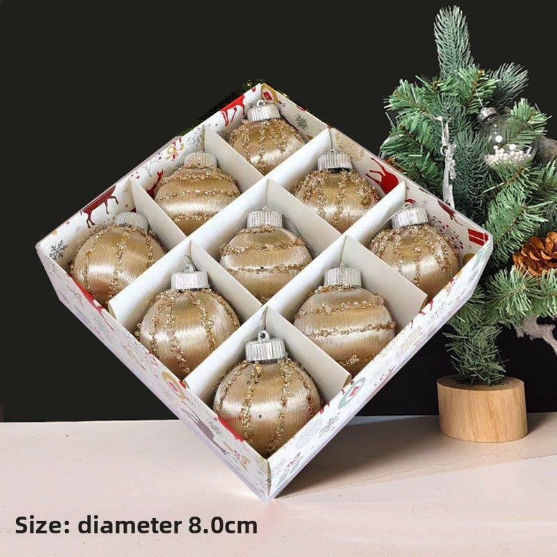 Festive Christmas Tree Decoration Balls