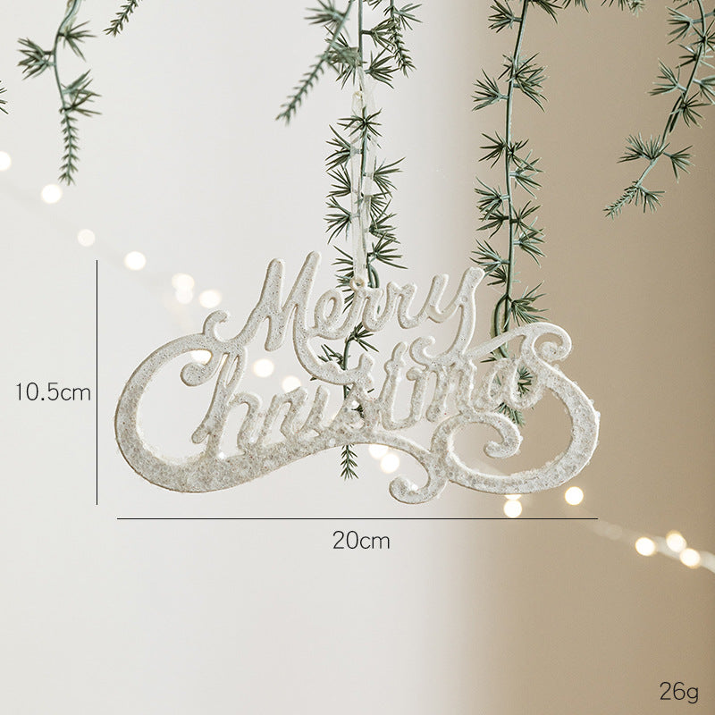 Christmas Letter Pendant DIY Hanging Decoration