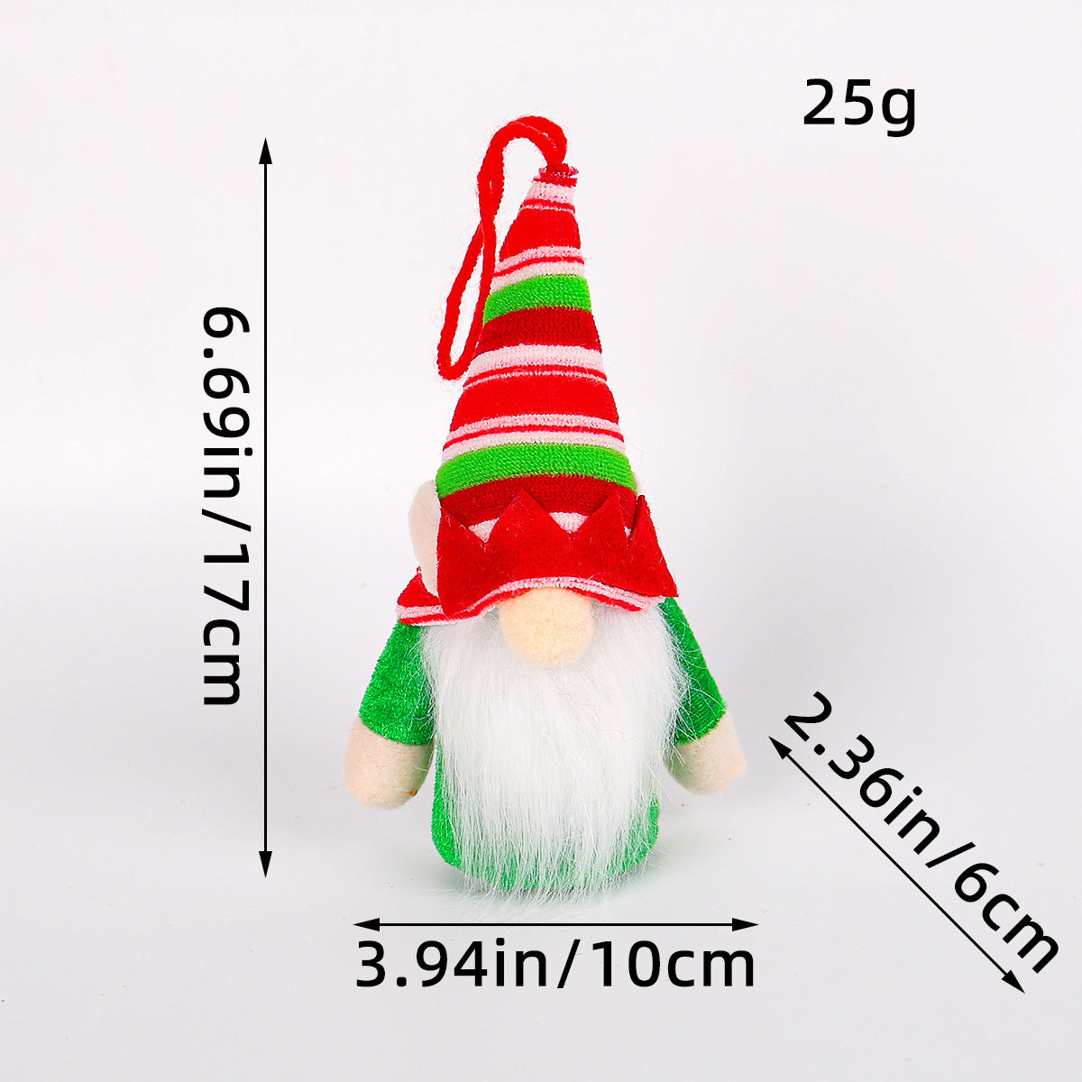 Christmas Lighted Doll Ornament