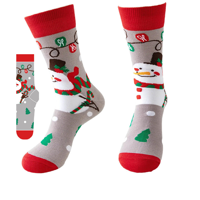 Christmas Themed Mid-Calf Socks