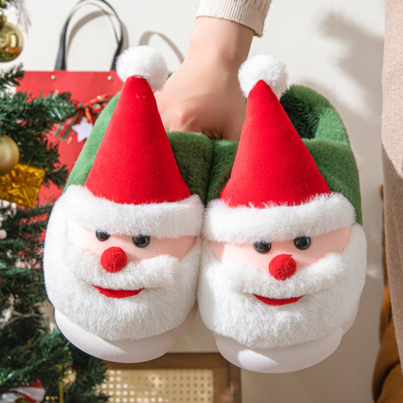 Santa Claus Home Slippers Thick-Soled Non-Slip