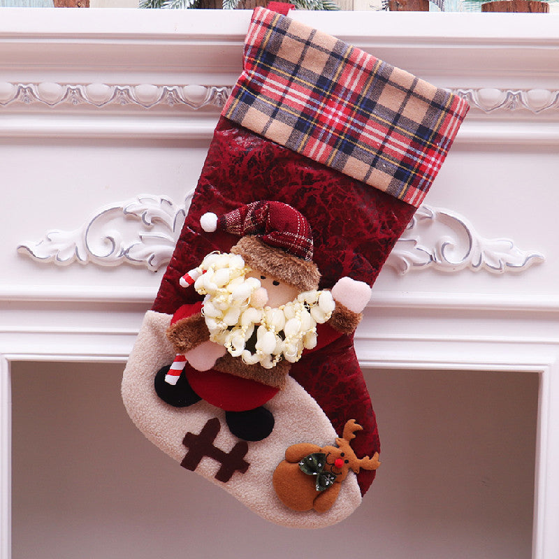 Christmas Gift Sock Hanging Bag