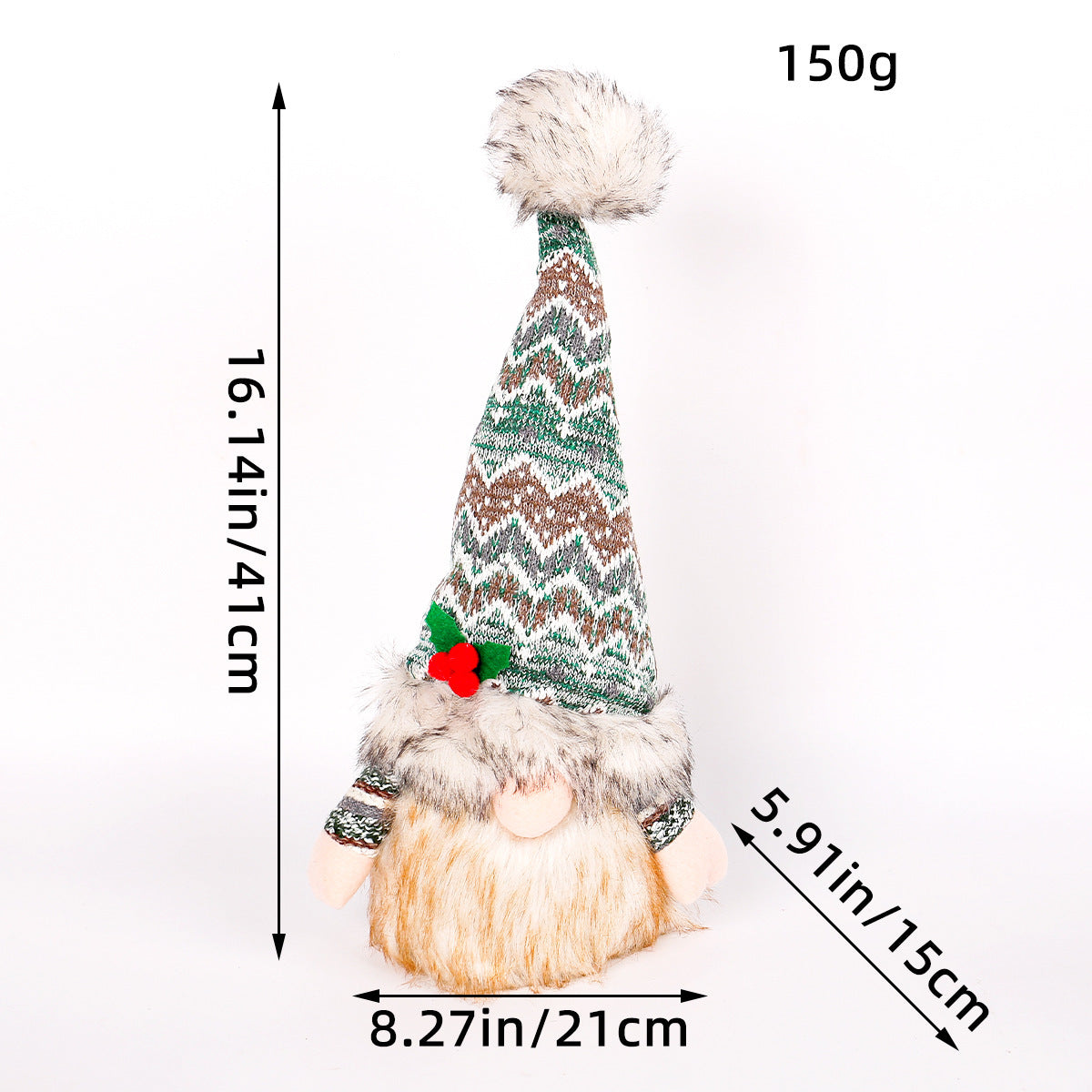 Christmas Lighted Doll Ornament