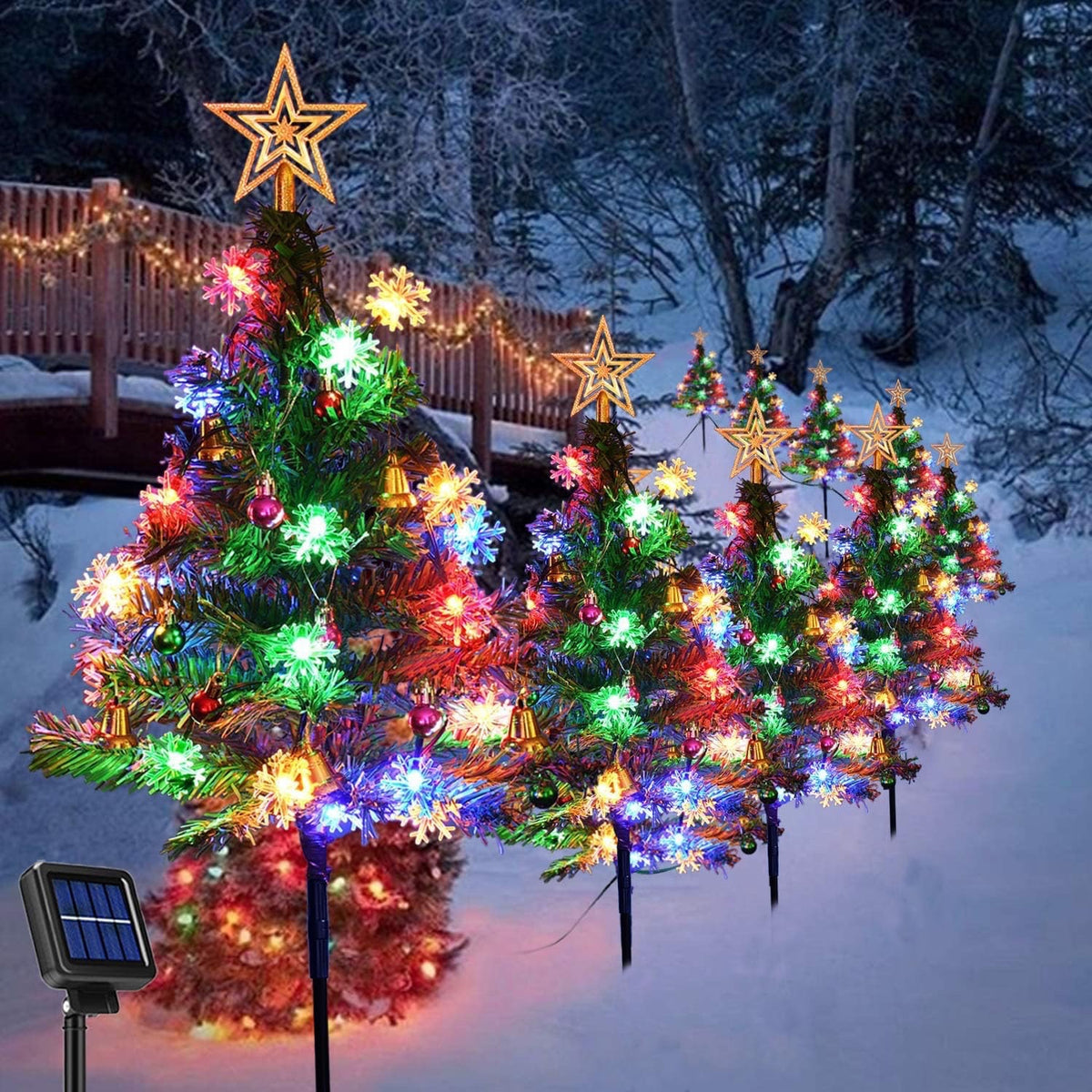 Product Title: Solar Christmas Tree Lights