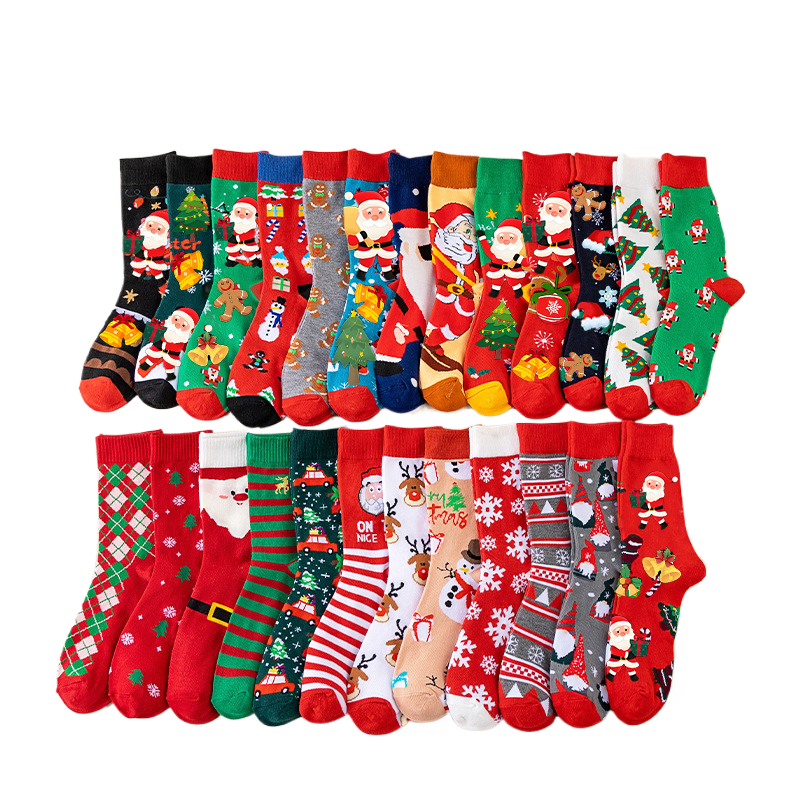 Cartoon Christmas Socks for Men and Women