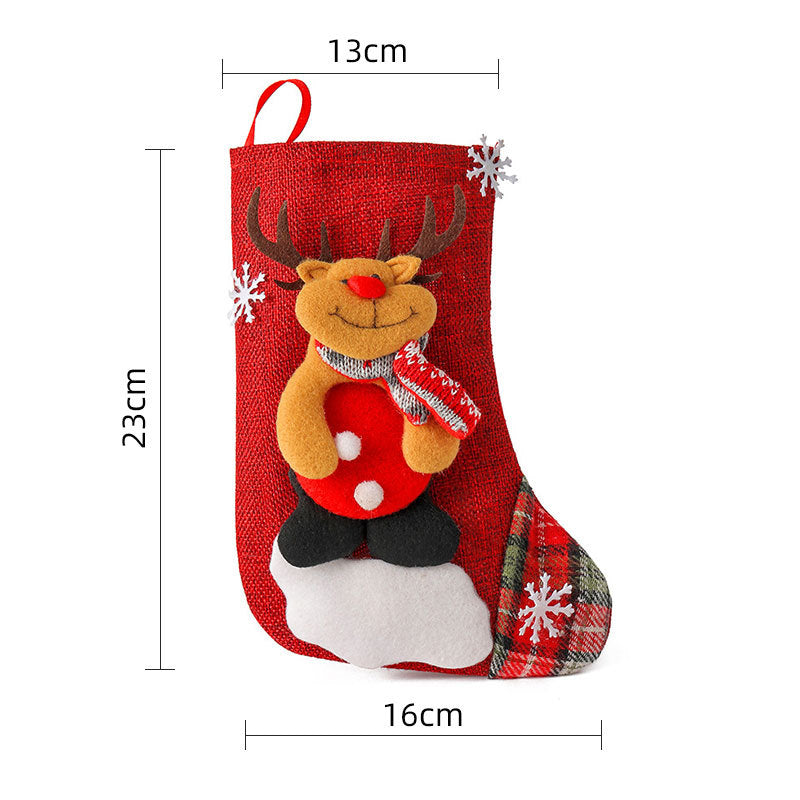 Christmas Gift Sock Hanging Bag