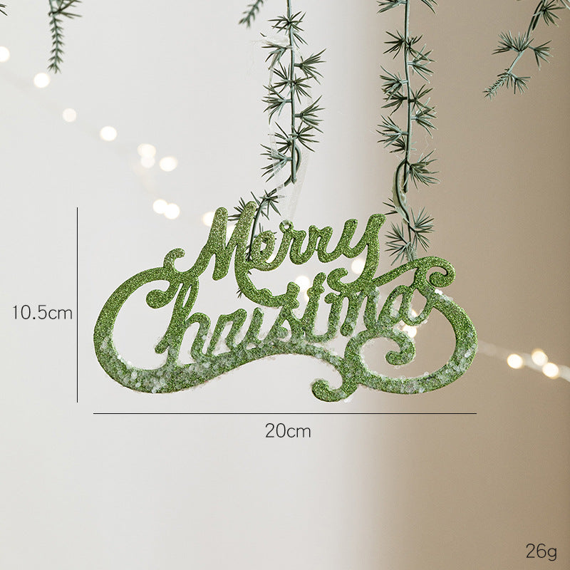 Christmas Letter Pendant DIY Hanging Decoration