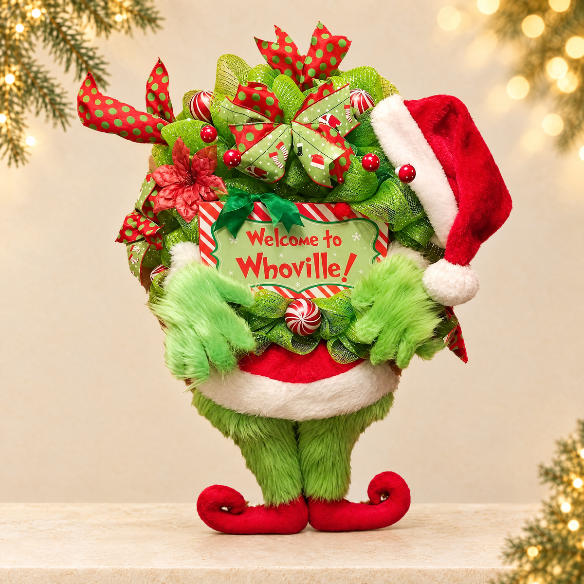 Christmas wreath — ivory Christmas product photograph