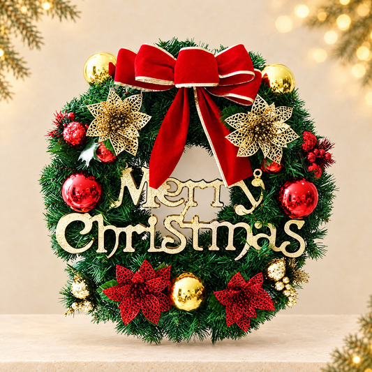 Christmas Wreath — ivory Christmas product photograph