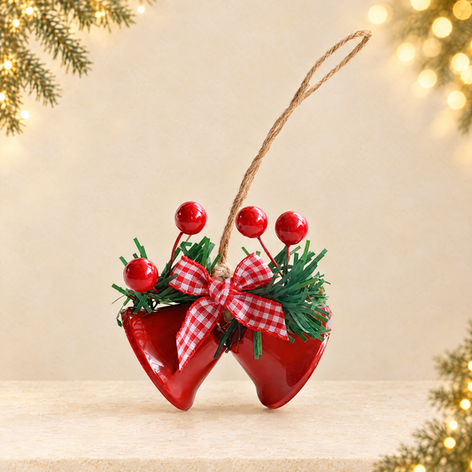 Christmas holiday bells — ivory Christmas product photograph